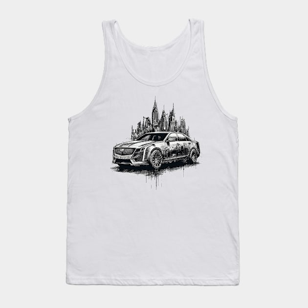 Cadillac CT6 Tank Top by Vehicles-Art